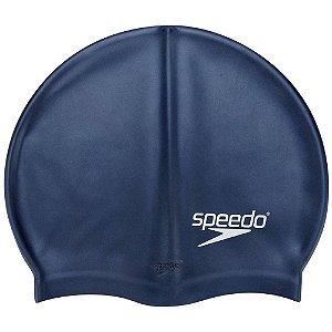 Touca Speedo Silicone Junior Azul Marinho