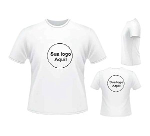 Camiseta Branca de poliester