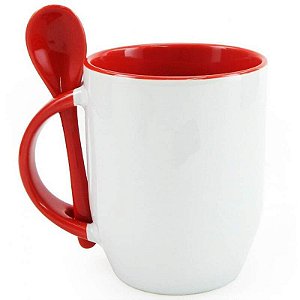 caneca com colher Conica