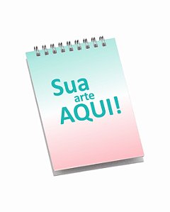 20 Blocos com Wire-o 10,5x15cm