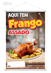 Banner Aqui tem Frango Assado
