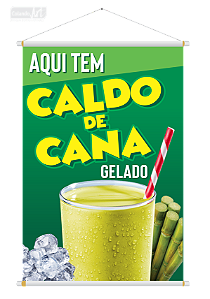 Banner Aqui Tem Caldo de Cana