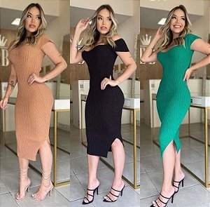 Vestido tricot modal