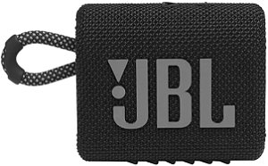 Caixa De Som Jbl Go 3 Portátil Com Bluetooth Preta