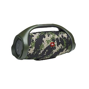 Caixa de Som Bluetooth JBL Boombox 2 Squad Camuflado A Prova De Água 24 Horas De Bateria