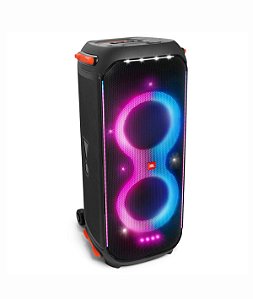 Caixa De Som Portátil Bluetooth JBL Partybox 710 Resistente A Água Led 800W RMS Preto