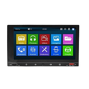 Central Multimídia First Option 7260 Plus MP5 Touch Bluetooth/Aux Espelhamento Android E IOS