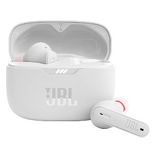 Fone De Ouvido Bluetooth JBL Tune 230NC TWS In-Ear Até 40 Horas de Bateria Branco