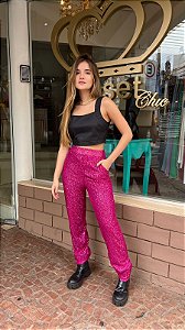 Calça  Jogger Paetês Lilian