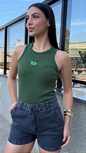 REGATA BRASIL BORDADA