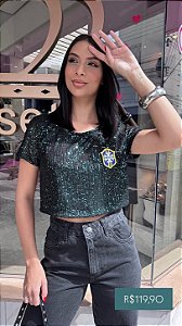 BLUSA PAETÊS BRASIL