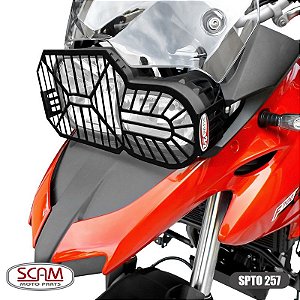 Protetor Farol Aço Carbono Bmw F700gs 2017+ Spto257 Scam