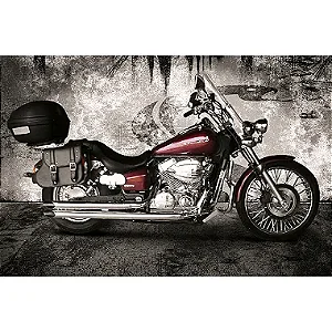 Escapamento custom shadow 750 reto 2009 a 2014 cromado cobra