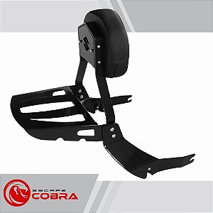 Sissy bar custom boulevard M1800 2015 até 2020 preto cobra