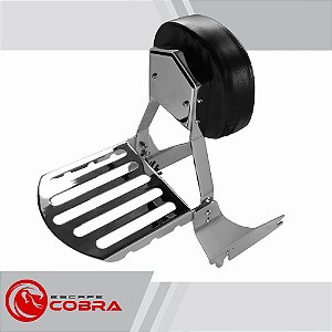 Sissy bar custom shadow 750 de 2006 até 2010 cromado cobra