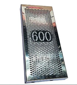 Protetor de radiador honda shadow 600 cromado escape cobra