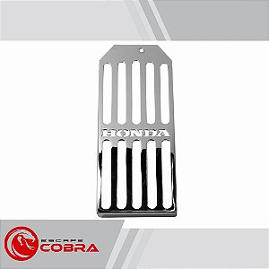 Protetor de radiador honda shadow 750 cromado escape cobra