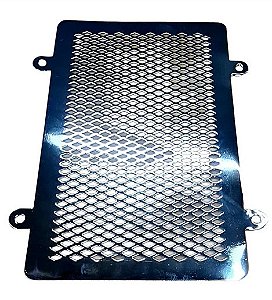 Protetor de radiador vulcan 900 2010 até 2015 cromado cobra