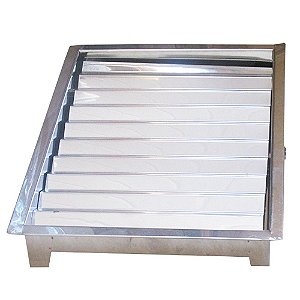 Escorredor De Copos Bar Lanchonete Em Inox 30x40cm