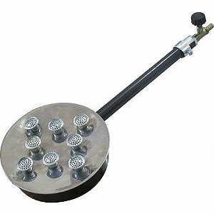 Queimador Alta Pressão completo com mangueira de 1,5M 8 caulins