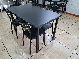 Conjunto com 1 Mesa e 4 Cadeiras - Mesas e Cadeiras para Restaurante REF 6050
