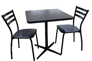 Conjunto com 1 Mesa e 2 Cadeiras - Mesas e Cadeiras para Restaurante REF 7080