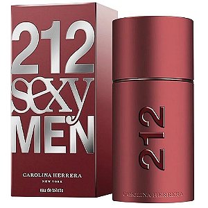 212 Sexy Men Carolina Herrera - Perfume Importado Masculino - Eau de Toilette