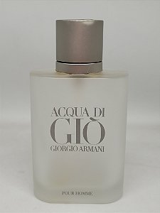 Frasco de Perfume Vazio Importado Acqua di Gio Giorgio Armani Pour Homme de 100ml
