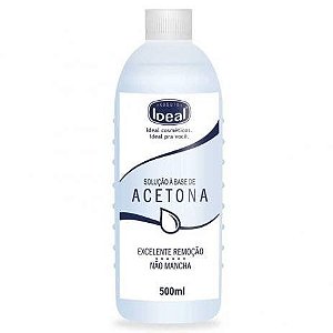 Acetona (removedor a base de acetona) Ideal 500ml - Soft Clean Beauty |  Produtos Descartáveis para Profissionais da Beleza e Estética