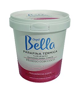 Parafina Hidratante Côco c/ Pêssego 350g - Depil Bella