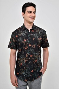 Camisa Manga Curta Hawaii