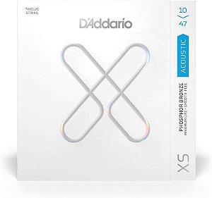 Encordoamento D'Addario XS XSAPB1047 Violão 12 Cordas 10-47