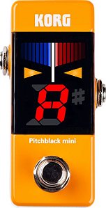 Pedal Afinador Korg Pitchblack Mini Laranja