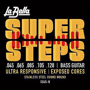 Encordoamento La Bella Baixo 5 Cordas Super Steps Std 45-128
