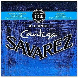 Encordoamento Savarez 510AJ Alliance Cantiga Violão Tensão Alta