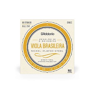 Encordoamento D'Addario EJ82C Viola Brasileira Cebolão Mi