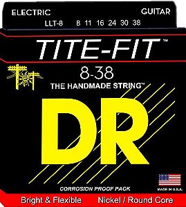 Encordoamento DR Strings Tite-Fit Guitarra 8-38 Extra Lite