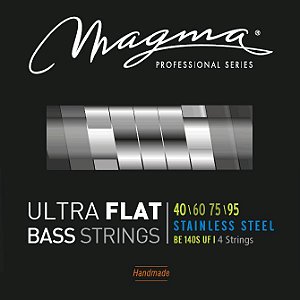 Encordoamento Magma Ultra Flat Baixo 4 Cordas 40-95, Aço