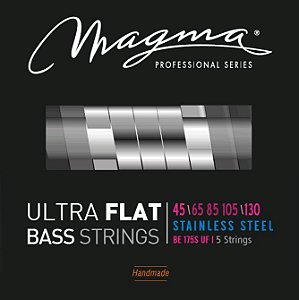 Encordoamento Magma Ultra Flat Baixo 5 Cordas 45-130, Aço