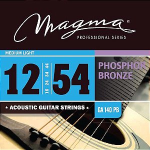 Encordoamento Magma GA140PB Violão Aço 12-54 Phosphor Bronze