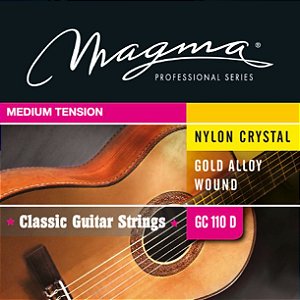 Encordoamento Magma GC110D Violão Nylon Tensão Média, Dourada