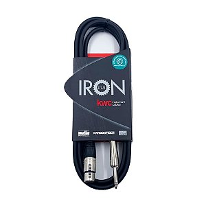 Cabo KWC Iron Std Microfone XLR Neutrik Fêmea/P10, 3 mts