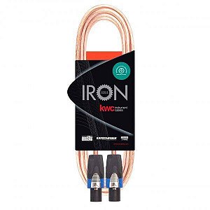 Cabo KWC Iron Std Caixa Acústica Neutrik Speakon/Speakon 3 m