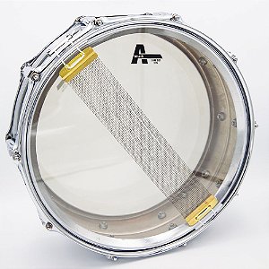 Pele Attack Snare Side 13" Resposta Fina para Caixa, Clear