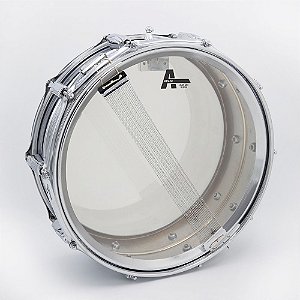 Pele Attack Snare Side 14" Resposta Média para Caixa, Clear