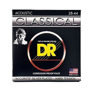 Encordoamento DR Strings Classical Nylon 28-44 Tensão Alta