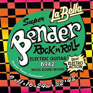 Encordoamento La Bella Guitarra Bender 9-42