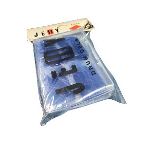 Gel Abafador Jelly para Bateria Azul- Pack com 8