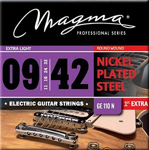 Encordoamento Magma GE110N Guitarra 09-42 Aço Níquel, EL