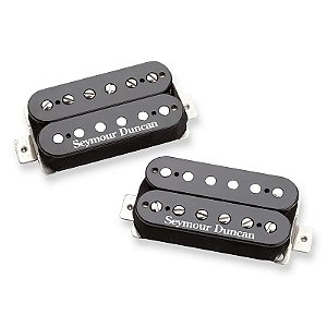 Captador Seymour Duncan (Par) Green Magic Humbucker Set Preto